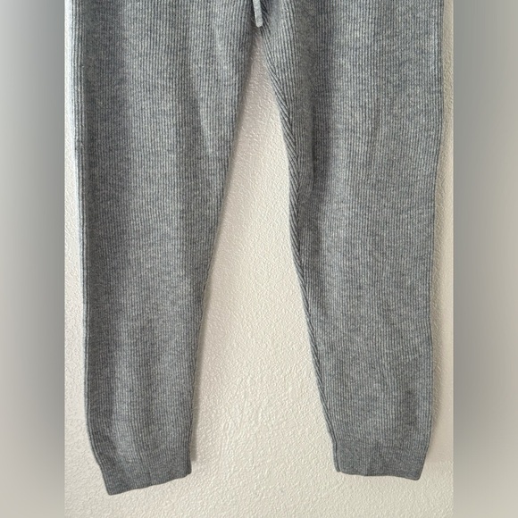 Gobi Cuffed Cashmere Jogger In Grey Size XL Elastic Waist Soft Comfy - Picture 5 of 8
